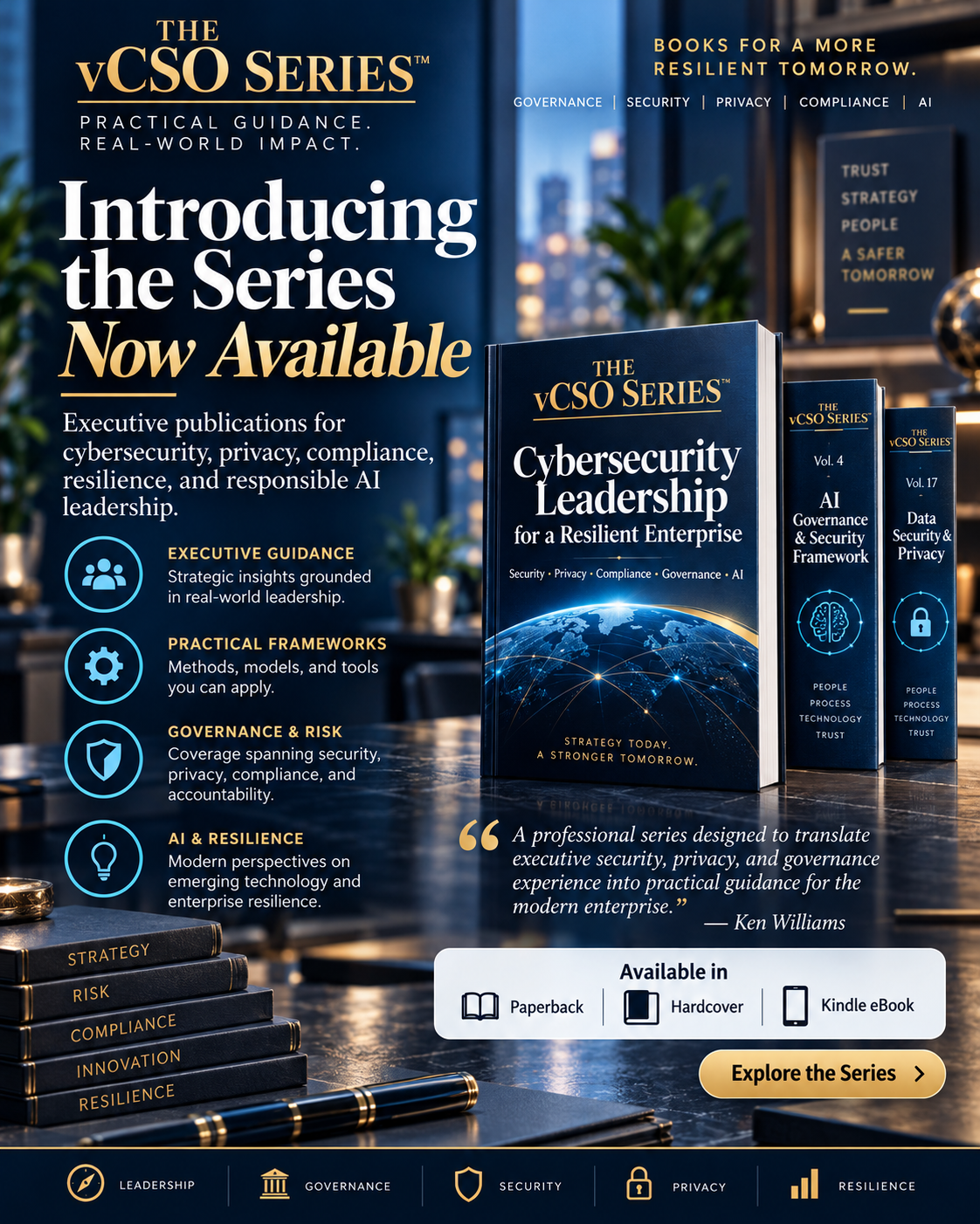 The vCSO Series — Practical Guidance. Real-World Impact. Books for a More Resilient Tomorrow.